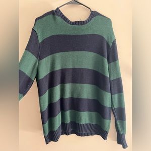Brandy Melville green and blue sweater(from pacsun)
